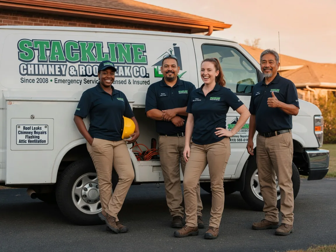 Chimney flashing repair company in Clarence, LA